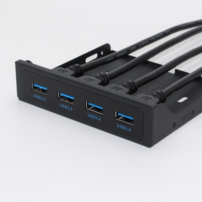 USB 3.0 Front Panel 4.7 inch 4 Port Floppy Bay Expansion Board Front Panel Extension