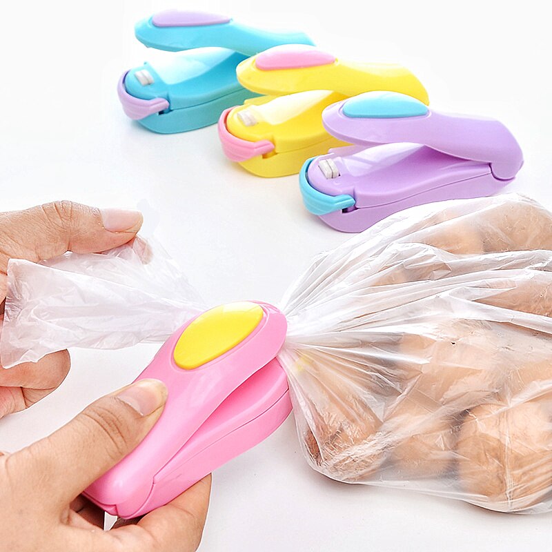 Draagbare Mini Sluitmachine Huishoudelijke Voedsel Protector Plastic Bag Handige Keuken Gadgets Afgesloten
