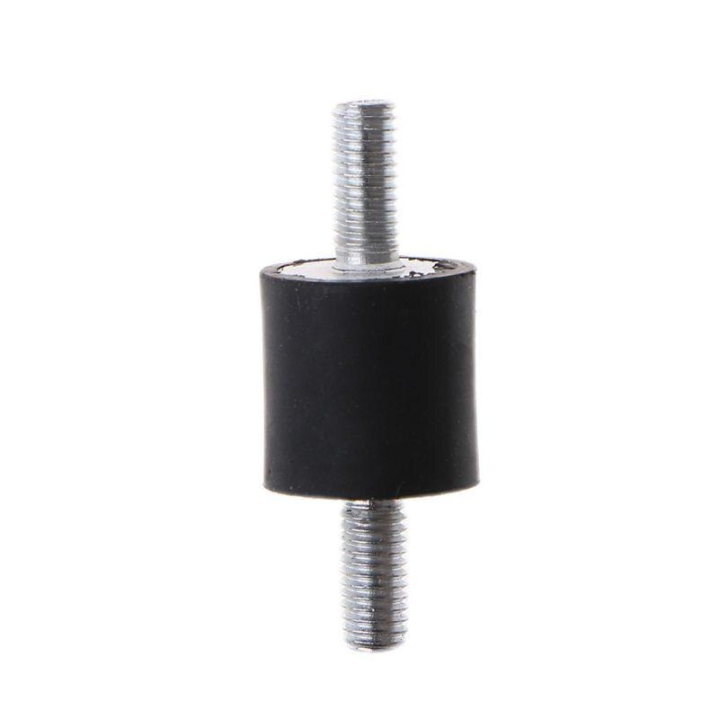 M5/M6/M8 de montaje de goma, doble rosca macho, amortiguador antivibración, bobinas para barcos y coches: Silver