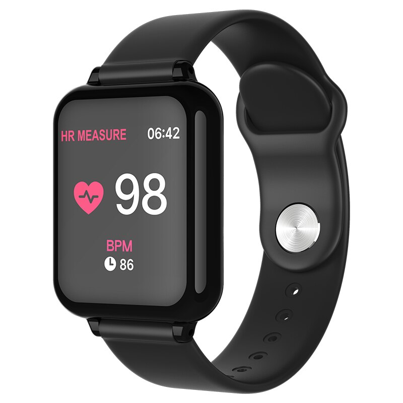 B57 Clever Uhr Wasserdichte Fitness Armbinde Herz Bewertung Monitor Blutdruck Sport Uhr Gesundheit Uhr für Frauen Männer SmartWatch