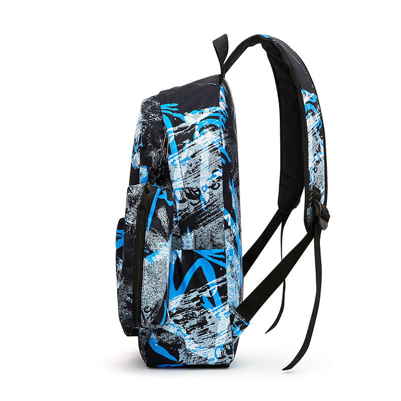 Boy's backpack is large-capacity, stylish and handsome, with dual shoulder straps.
