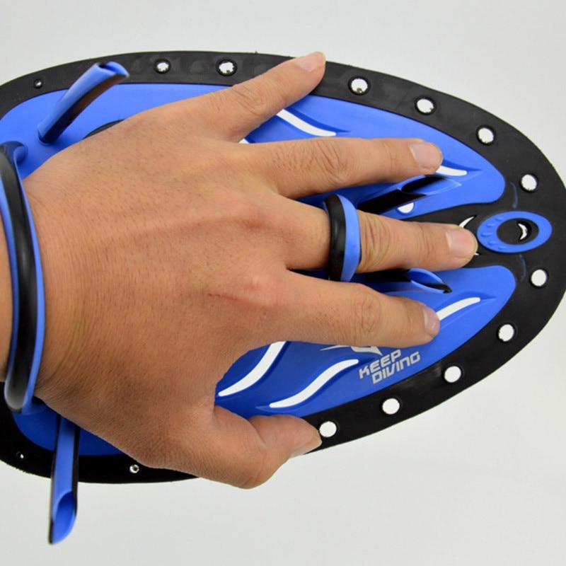 Mannen Vrouwen Kids Verstelbare Siliconen Zwemmen Peddels Training Hand Zwemvliezen Handschoenen Padel Vinnen Flippers Professionele Leren Gear