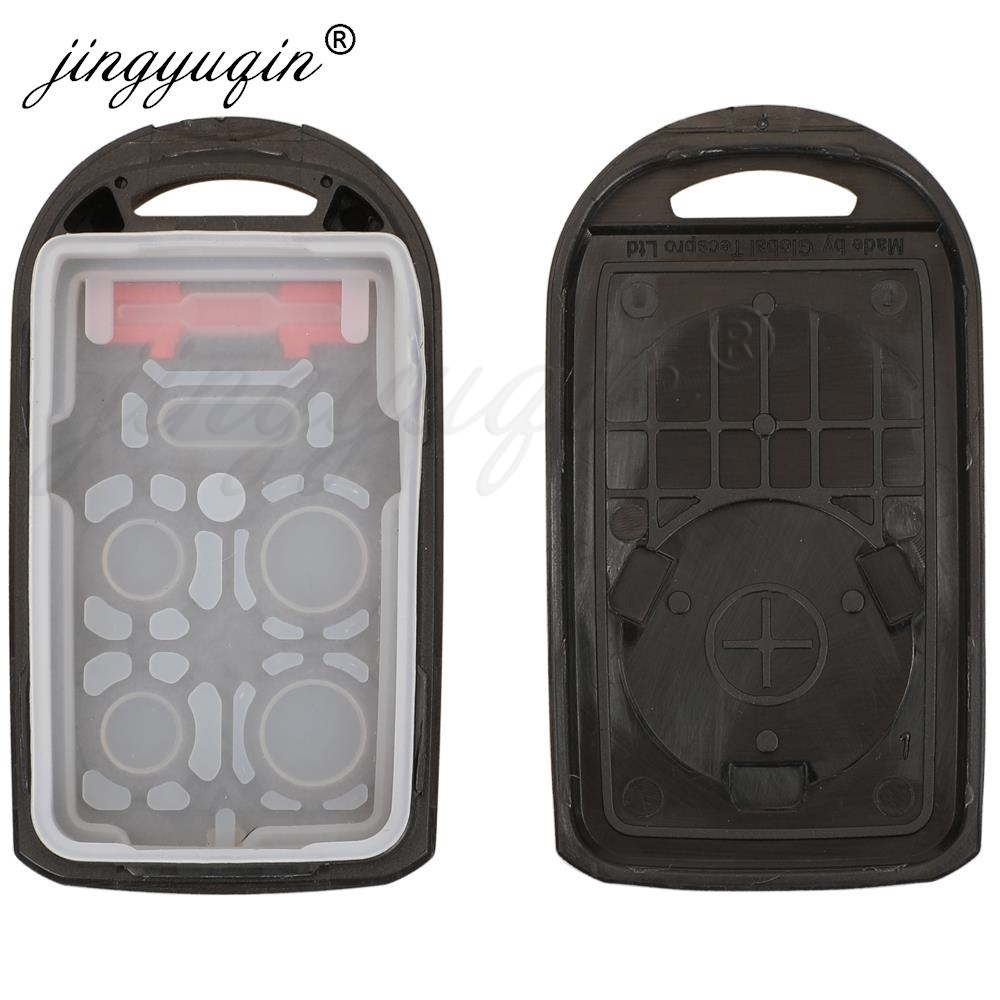 Jingyuqin Autosleutel Shell Voor Honda Odyssey 2005 2006 2007 Keyless Afstandsbediening Auto Sleutelhanger 5 6 knoppen Vervanging Case
