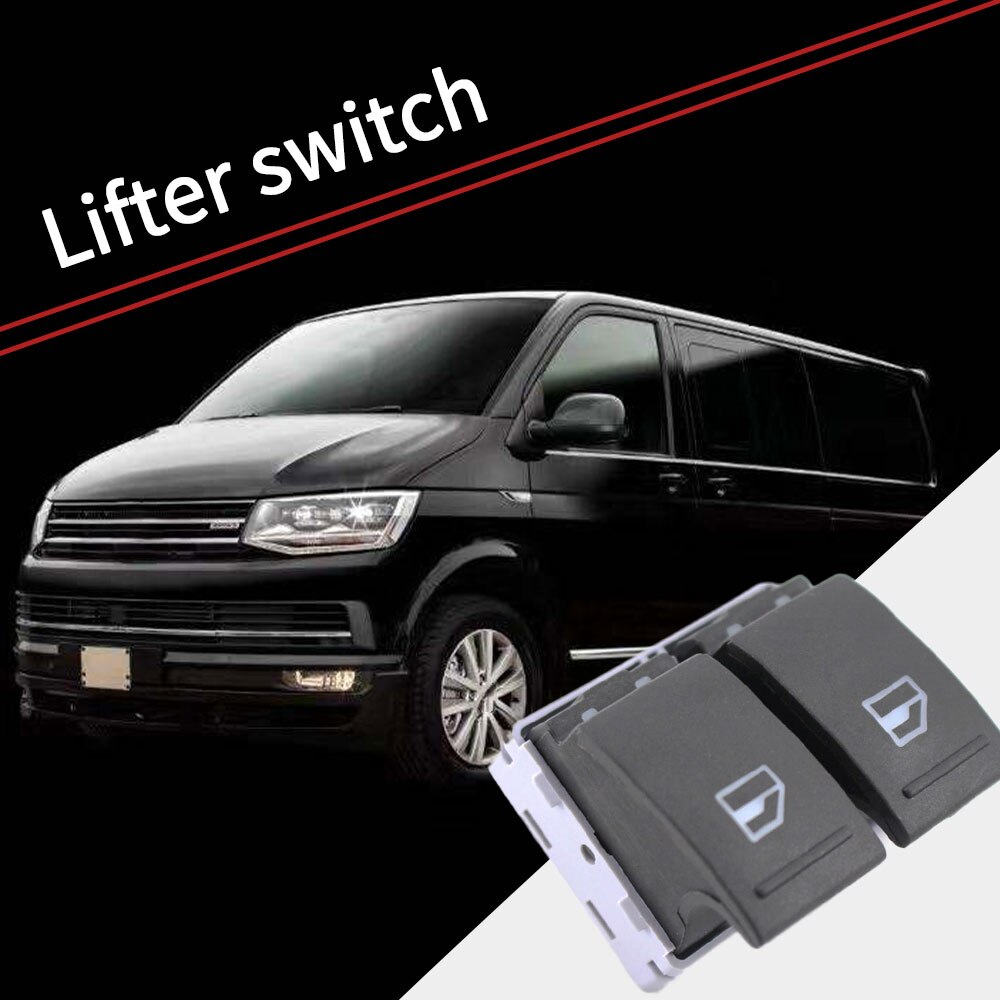 Black Electric Window Switch Driver Side for Multivan Transporter T5 T6 7E0 959 855A