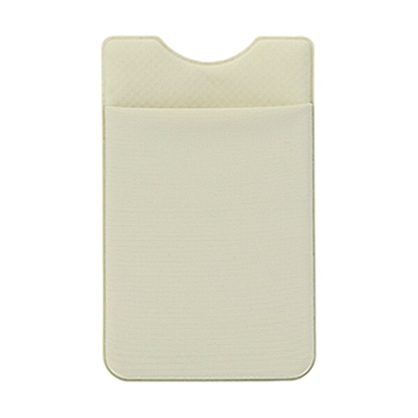 Elastic Adhesive Sticker Cell Phone Wallet Case Credit ID Card Holder Pocket 62KE: light green