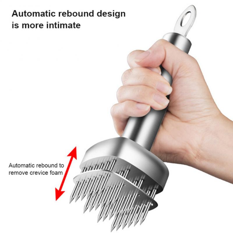 1PC Profession Meat Pork Chop Meat Tenderizer Needle With Stainless Steel Kitchen Tools Cooking Accessories
