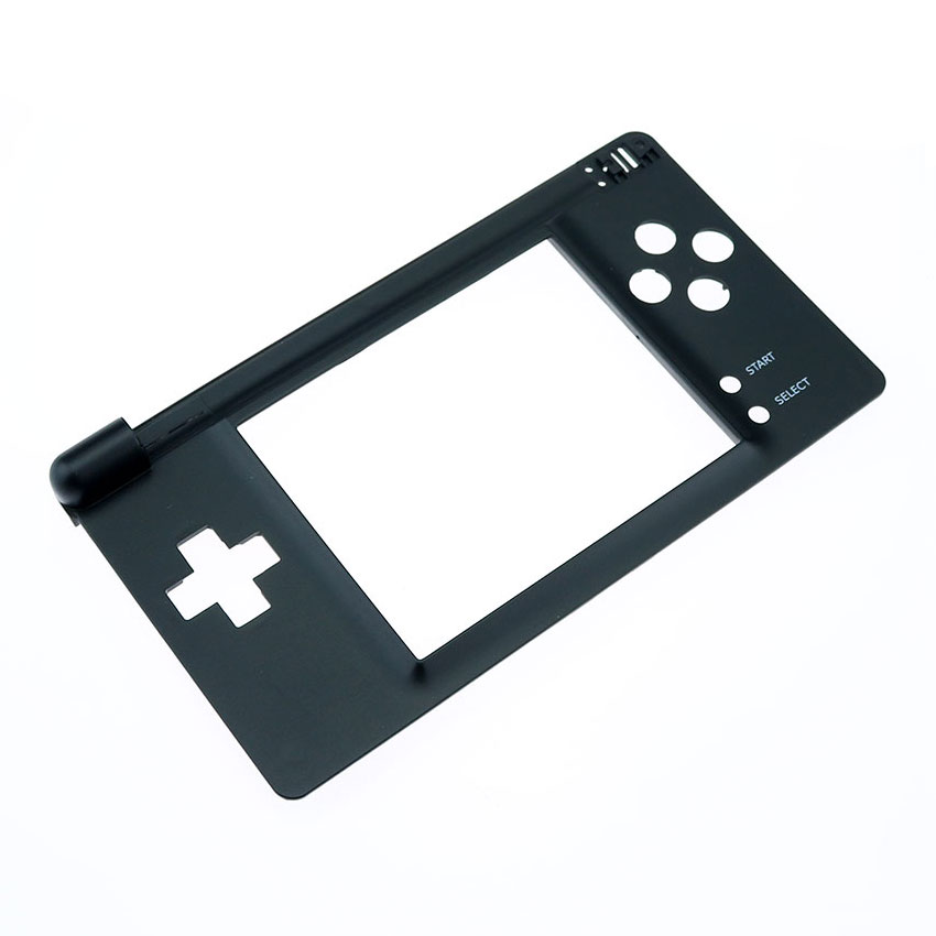 Yuxi Oem Zwart Plastic Top Bovenste/Bottom Onderste Lcd-scherm Frame Voor Ds Lite Dsl Voor Ndsl Console Behuizing shell Case