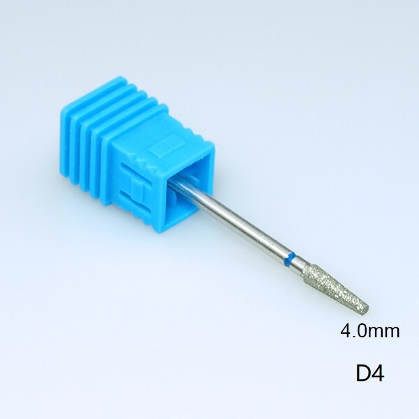 Nem negle 1pc neglebor diamantslibefil til elektrisk maskine pedicure manicure neglekunstværktøj: D4
