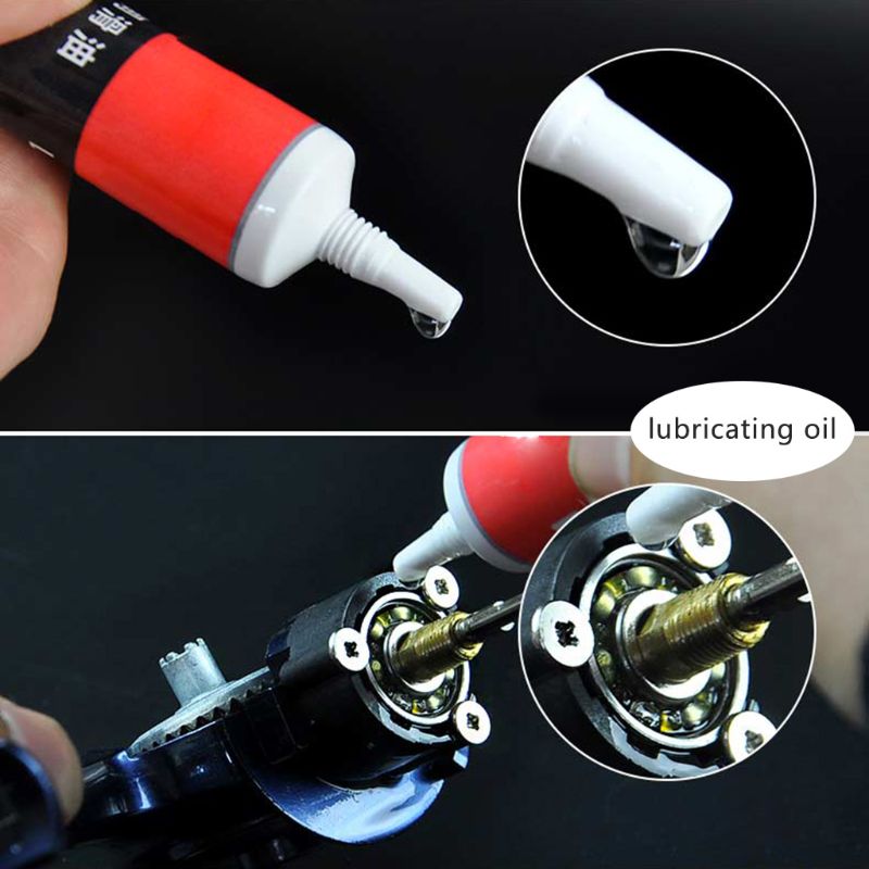Aceite lubricante especial para carrete de pesca, grasa lubricante para cojinete de piñón de Metal, accesorios de pesca, 2 uds.