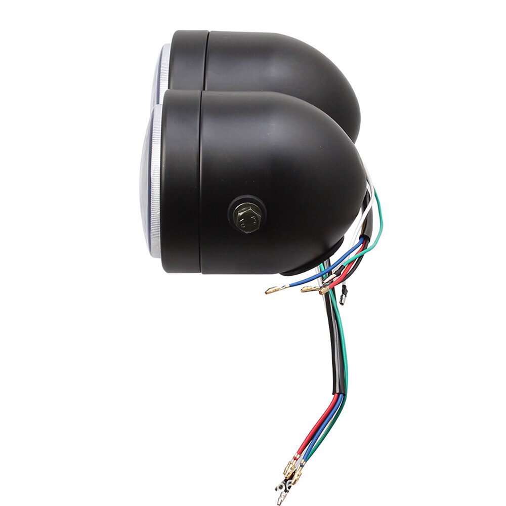 Angel Eye Twin Headlight Motorcycle Head Lamp Universal Fit for Street bike-Harley-Yamaha-Kawasaki-Suzuki 1 Pair