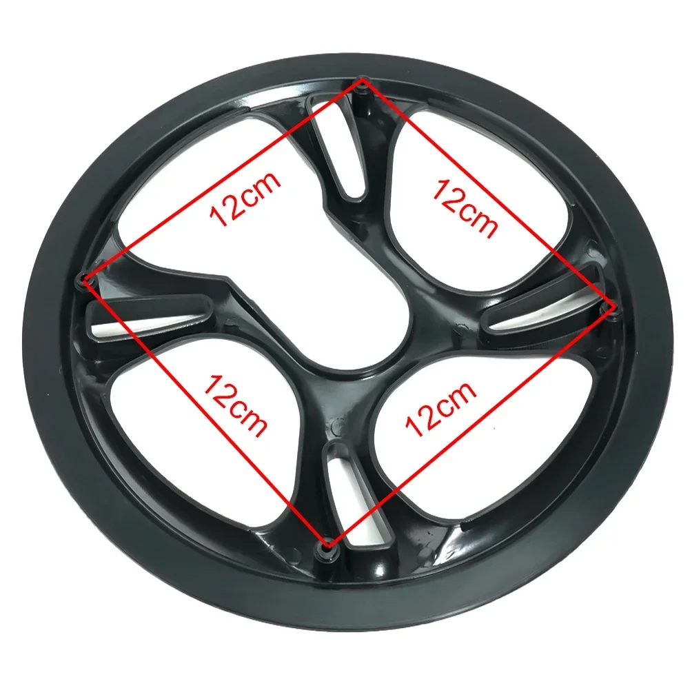 Protecteur de disque de vélo vtt 48T 12cm, couvercle de roue de chaîne de pédalier de vélo, pièces de Cycle, équipement de protection: Orange