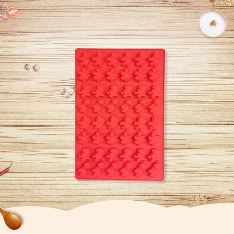 Cute Little Dinosaur Silicone Molds Chocolate Mould Ice Tray Mould Soft Candy Mould With Dropper DAG-ship