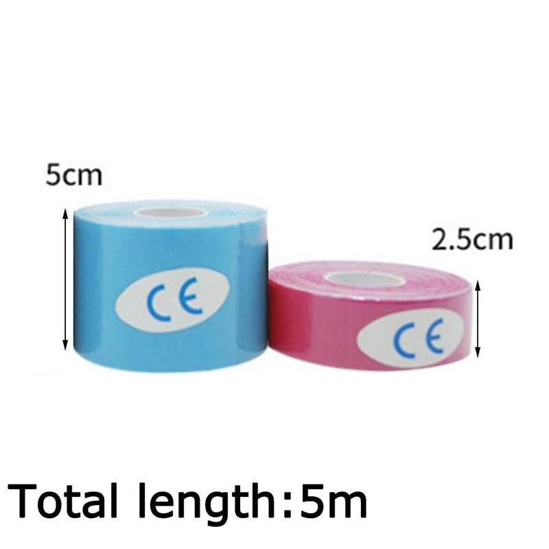 Sport Athletics Elastic Kinesiology Muscle Tape Elastic Knee Brace Support Elbow Protector Bandage Kinesio Fixer Tape Wristbands