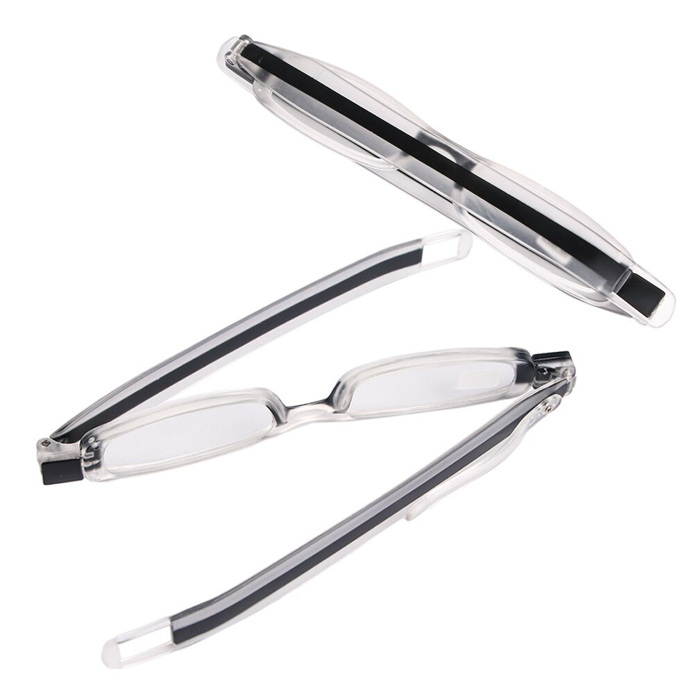 1Pcs Upgraded 360 Graden Rotatie Leesbril Ultraportability Mini Slim Folding Oogglasbril Voor Oude Man Grootmoeder