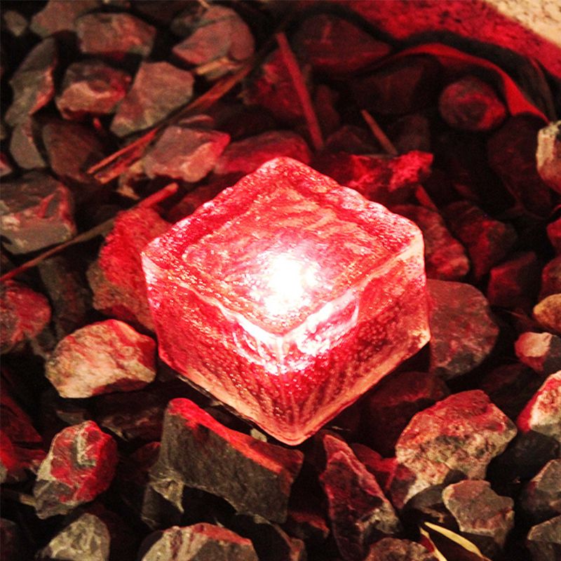 Solar LED Floor Tile Lights Rainproof Underground Night Lamp for Outdoor Garden Courtyard Lawn Decorative