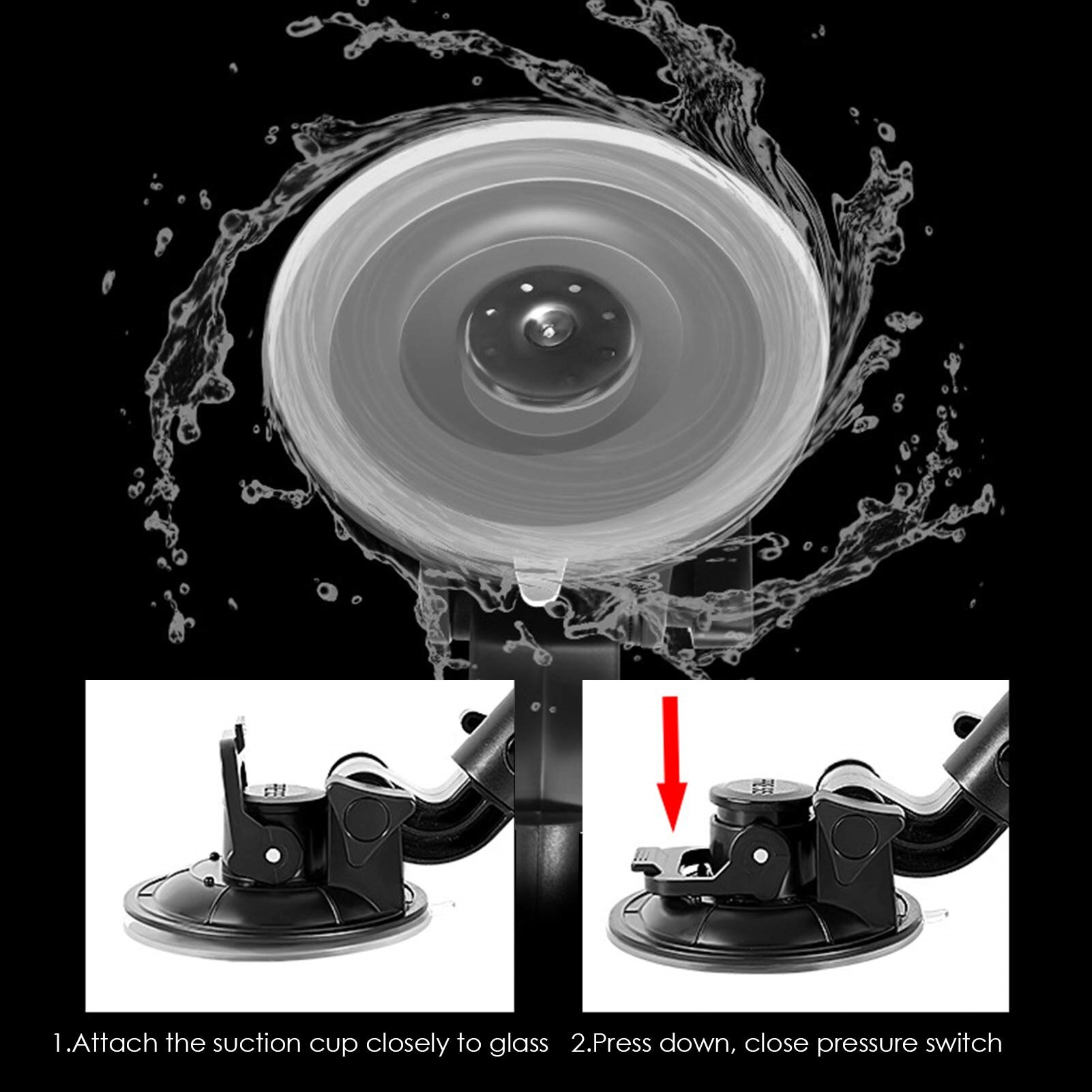 Car Multi-function Mobile Phone Holder Shockproof 360 Rotation Strong Suction Cup Bracket For IPhone 12 11 Pro Max X 7