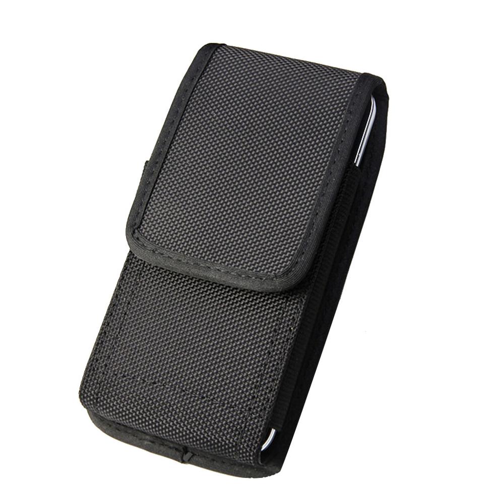 Casual Nylon Mobiele Telefoon Taille Tas Haak Loop Holster Gsm Pouch Cover Voor Iphone Samsung Xiaomi Huawei Accessoires