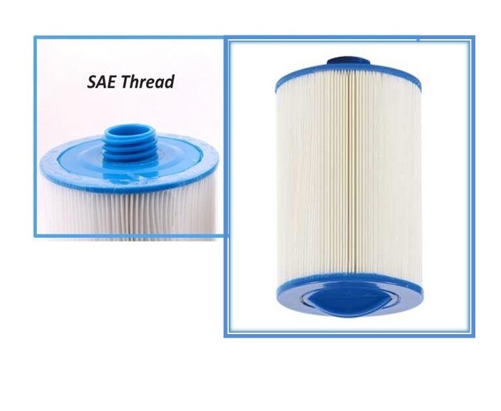 Günstige Whirlpool Spa Filter 8'x6' 205x150mm SAE gewinde Regelmäßige gewinde Plissee Schmelzgeblasenen verfügbar: Falten- - SAE THEAD