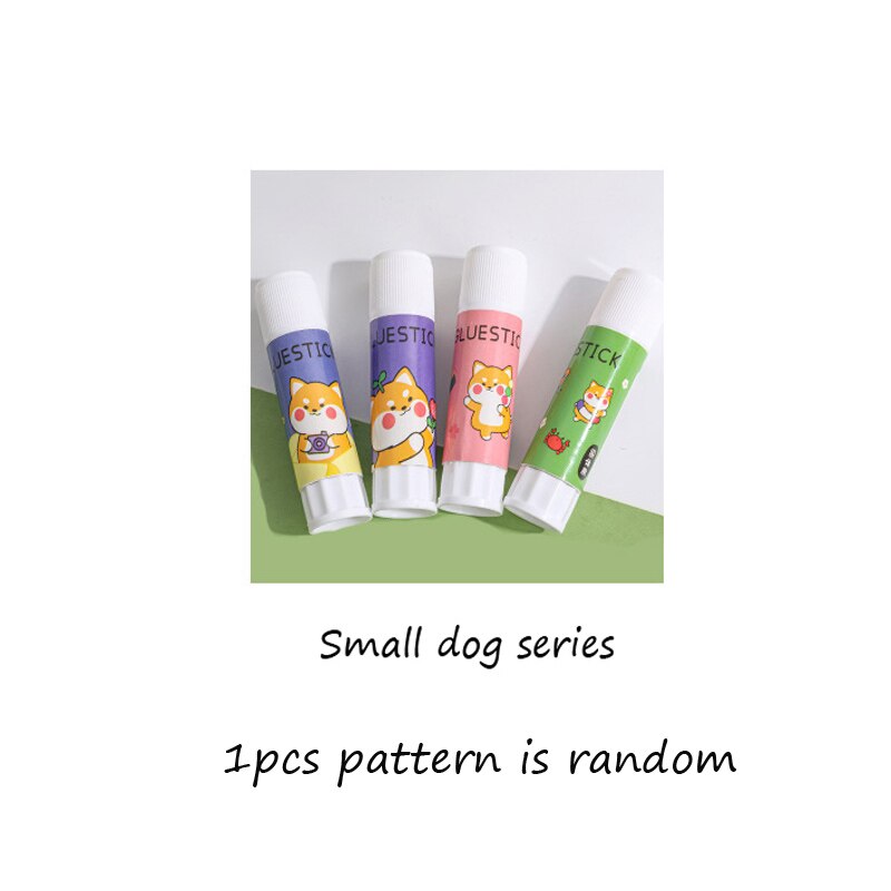 Yatniee 1pcs Cartoon Glue Stick Student Office Supplies Glue Stick High Viscosity Strong Hand DIY Children Glue Stick: B 1pcs