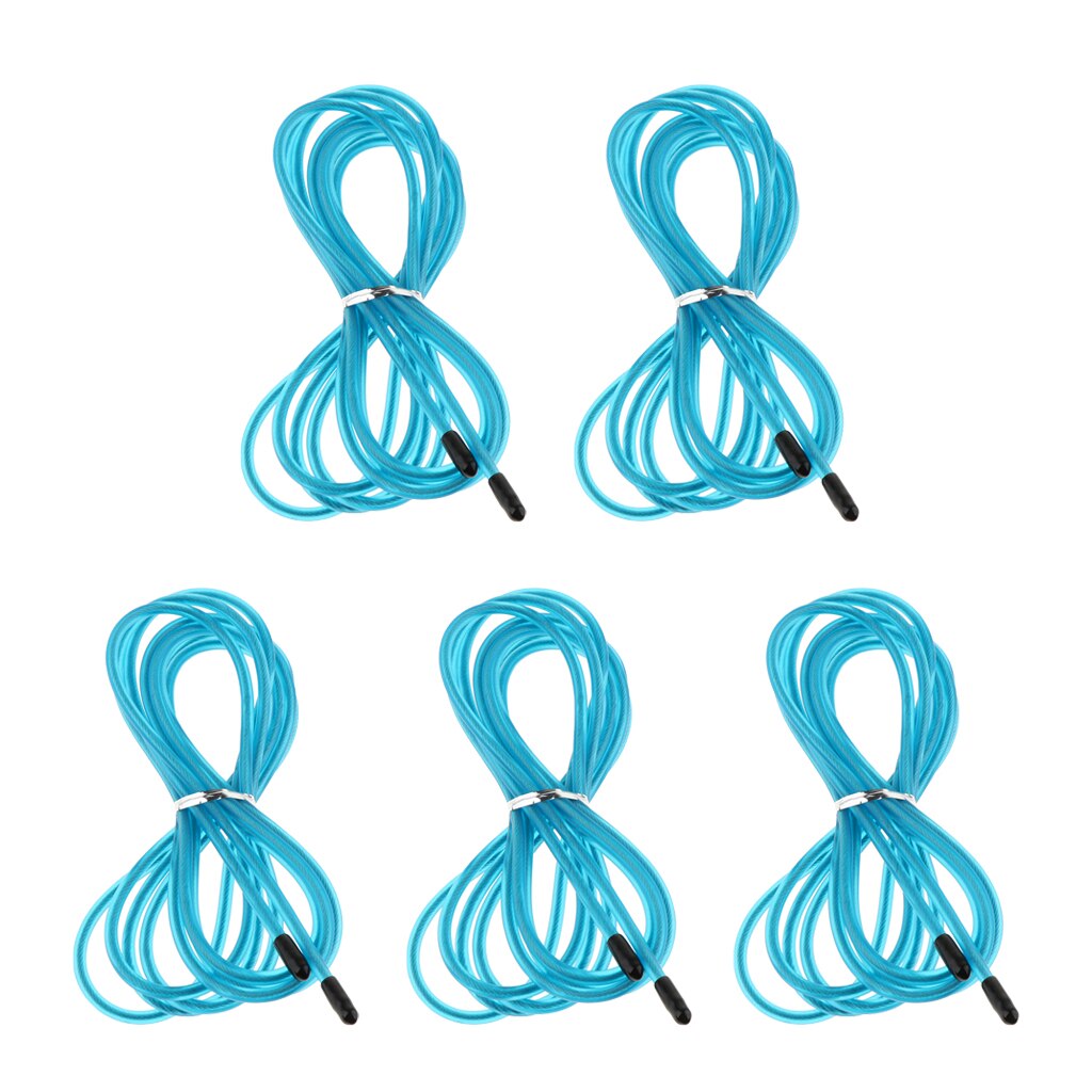 5 Pack Heavy Jump Rope Replacement Cable PVC Stain... – Vicedeal