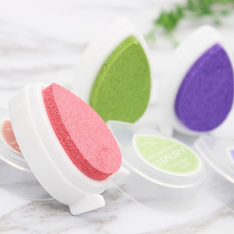 Mini Farbige Tinte Pad Stempel Pigment Mehrere Helle Farben Waschbar für Kid Graffiti Mard, Der DIY Handwerk Scrapbooking