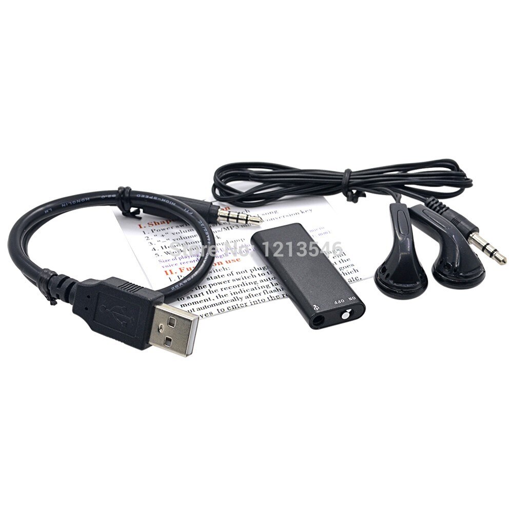 Global Kleinste 8G/16G Professionele Voice Recorder Digitale Audio Mini Dictafoon + MP3 Speler + USB Flash Drive gravador de voz