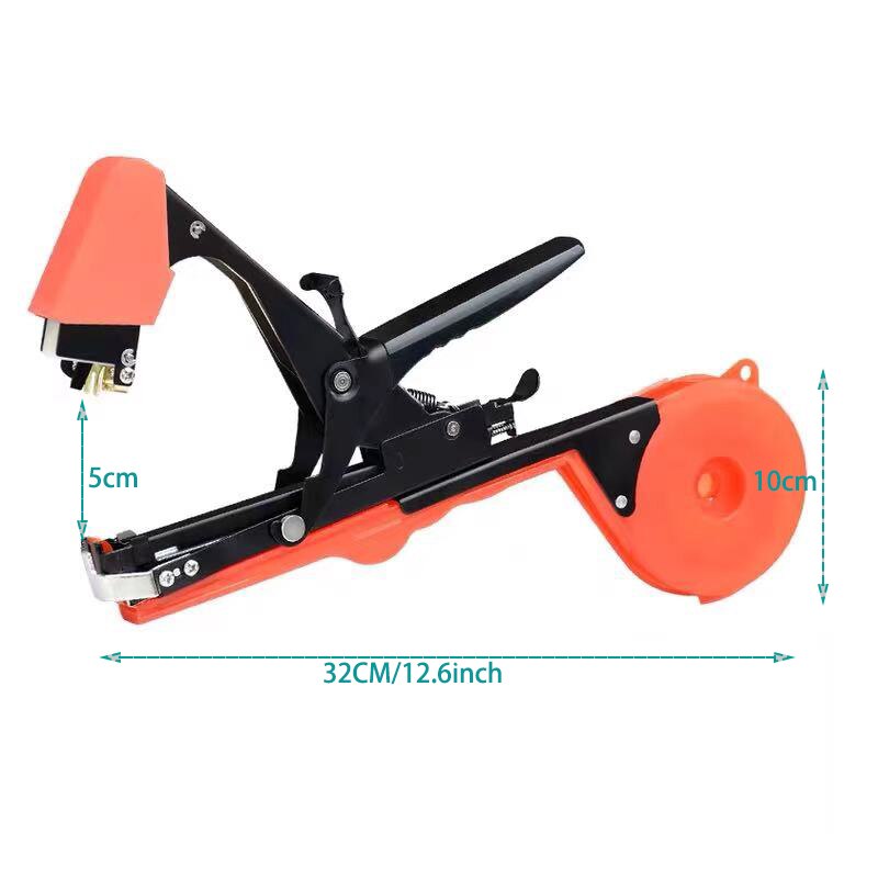 HEMAN Gardening Tapetool, Plant Typing Machine for Vegetabel, Grap, Tomato, Cucumber, Pepper and Flower(Orange)