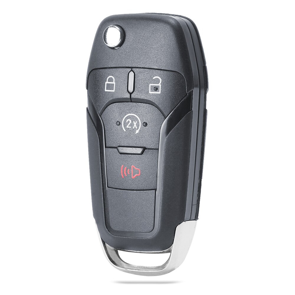 Keyecu flip-afstandsbediening autosleutelbehuizing voor ford fusion edge explorer fcc id : n5f-a08 taa (alleen behuizing): Model c