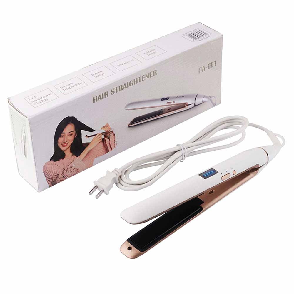 Professionelle Titan Nano Flache Eisen Haarglätter Brasilianische Keratin Haar Richt Eisen für Extreme Wärme Haar Gerade