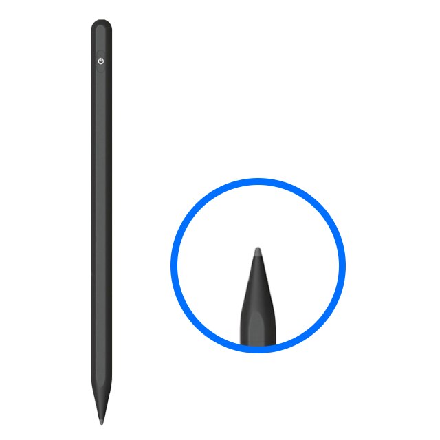 Nyeste håndflade afvisning stylus pen til apple blyant ipad pro 11 12.9 til ipad air 3 10.2 mini 5 aktiv stylus touch pen: 1 generation sort