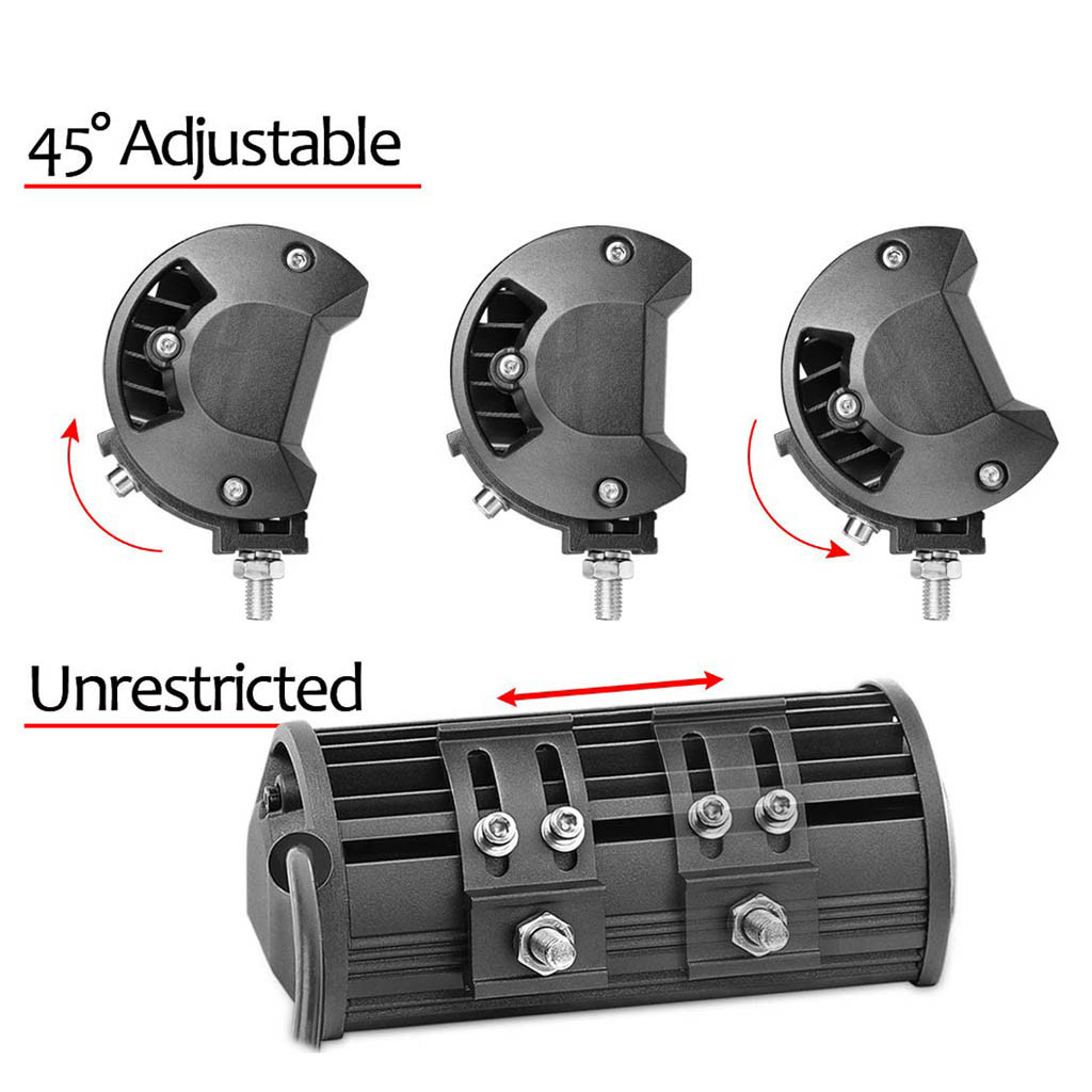 Universal LED Light Bar Bracket For Jeep Mount Brackets Mounting Wrangler Trucks Auto Accessories Sliding Mounting Brackets