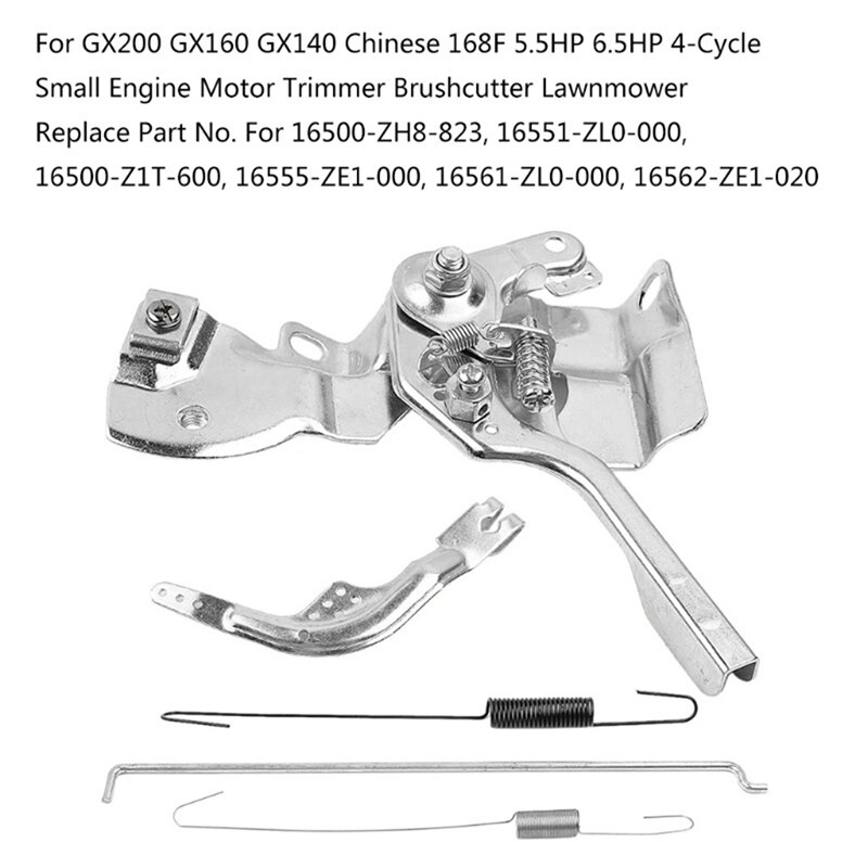 3 Stuk Gasklep Gouverneur Lente en Link Rod Set Compatibel met Voor 3 Stuk Gasklep Gouverneur Lente en Link Rod Set Compatibel met Voor