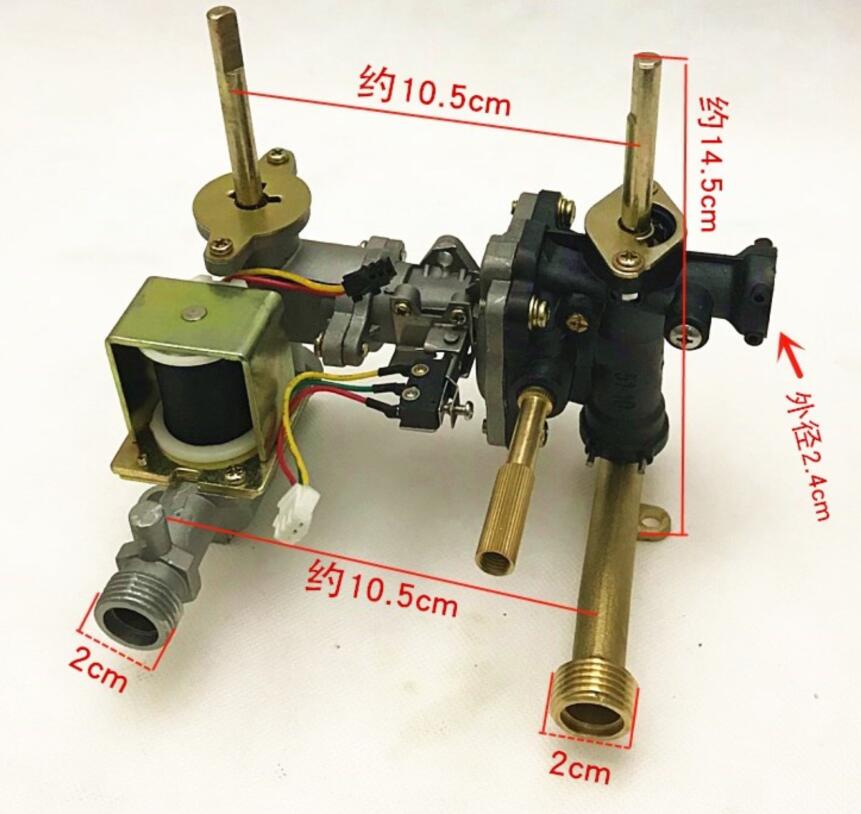 Gas Water Heater Parts gas and water assembly valve 7Y145H