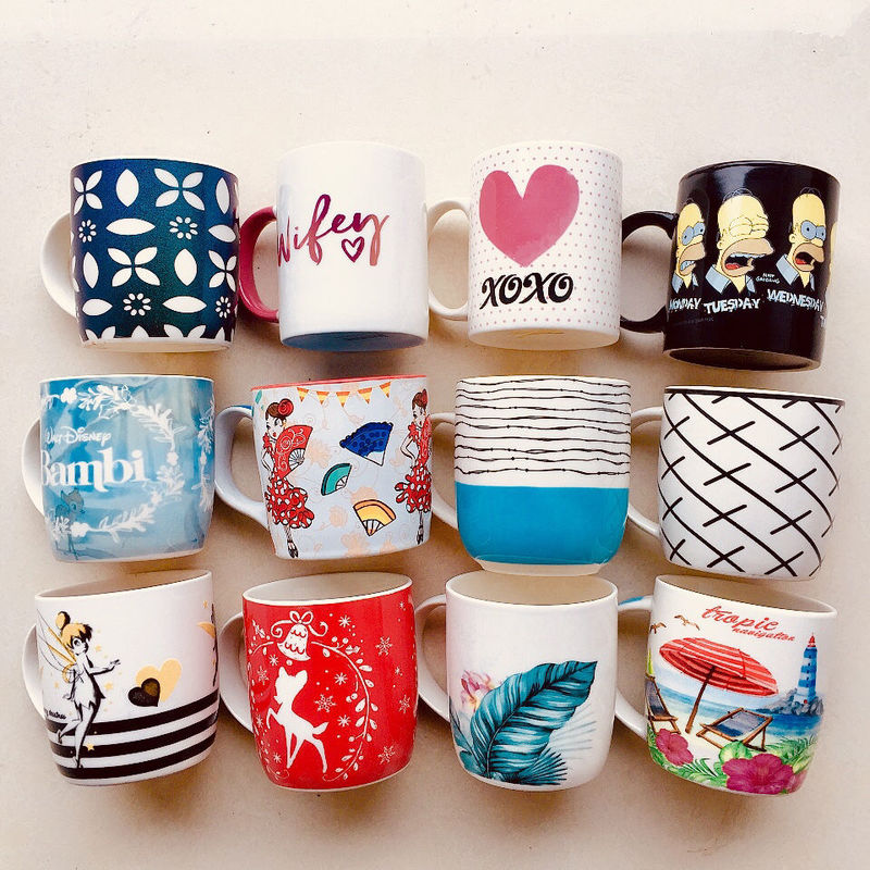 Kreative Keramik Tasse Milch Kaffee Tasse Neue Schüler Tasse Büro Tasse Paar Tasse Becher Gelegentliche Tassen und becher Becher Coffe becher Einhorn Becher