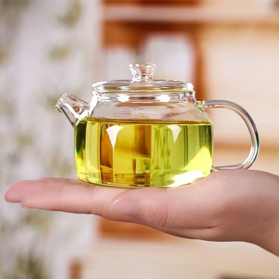 Théière Magnétique En Verre Borosilicate - 350 Ml - Infusion Automatique - Résistante à La Chaleur - Style Kung Fu - 10
