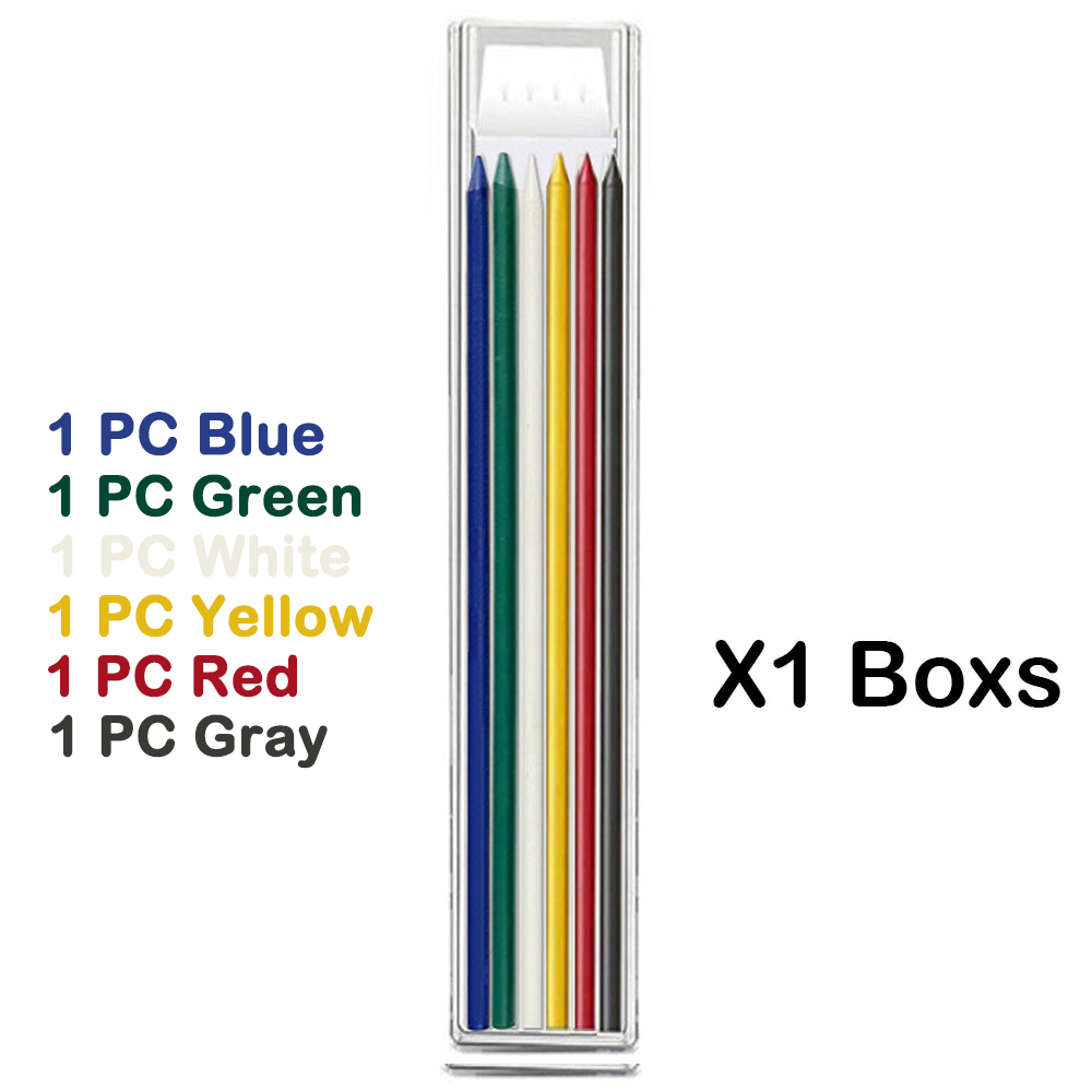 Solid Carpenter Mechanical Pencil For Construction Woodworking Long Head Carpenter Pencil With Sharpener Stationery Supplies