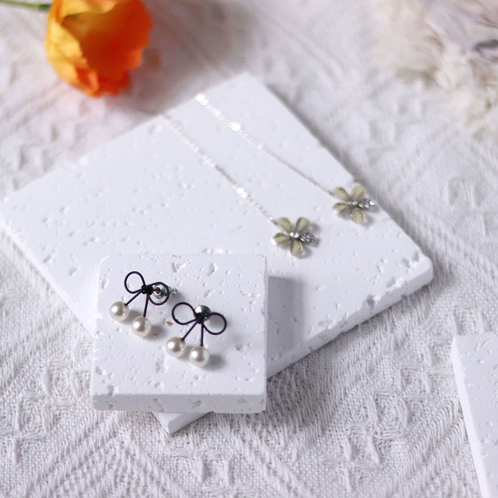 Schmuck Anzeige Stand Gips Tablett bilden, Erbsen schale leere Modellierung einfache Modellierung Halskette Schmuck Anzeige Tablett Silikon bilden