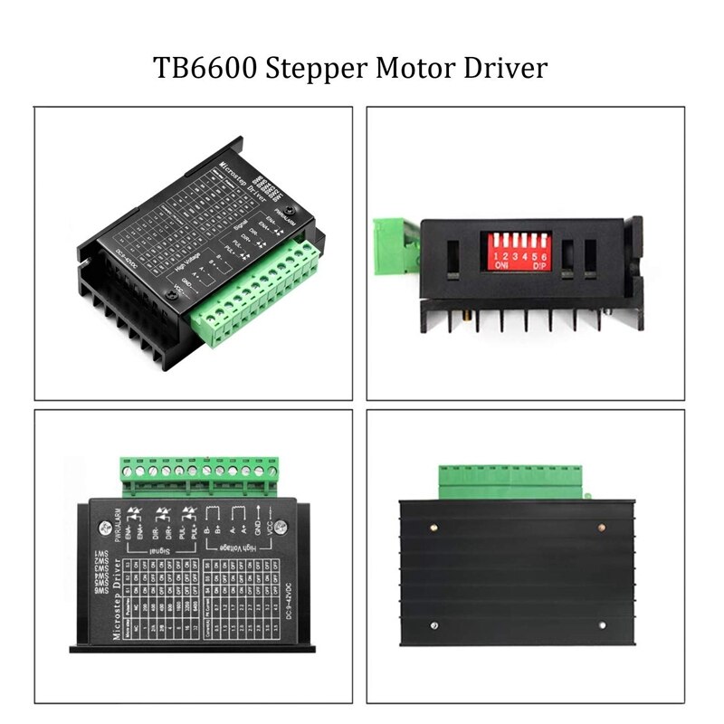 3 Stuks Van TB6600 4A 9-42V Controller, 32 Onderverdeling Upgrade Nema Tb6600 Enkele As Hybride Stappenmotor Cnc