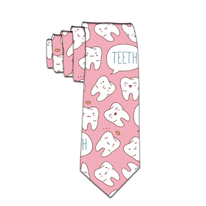 Klassiske polyester mænd slips printe hals slips 8cm blomster sjove slips til mænd formelt jakkesæt bryllupsfest gravatas: 01