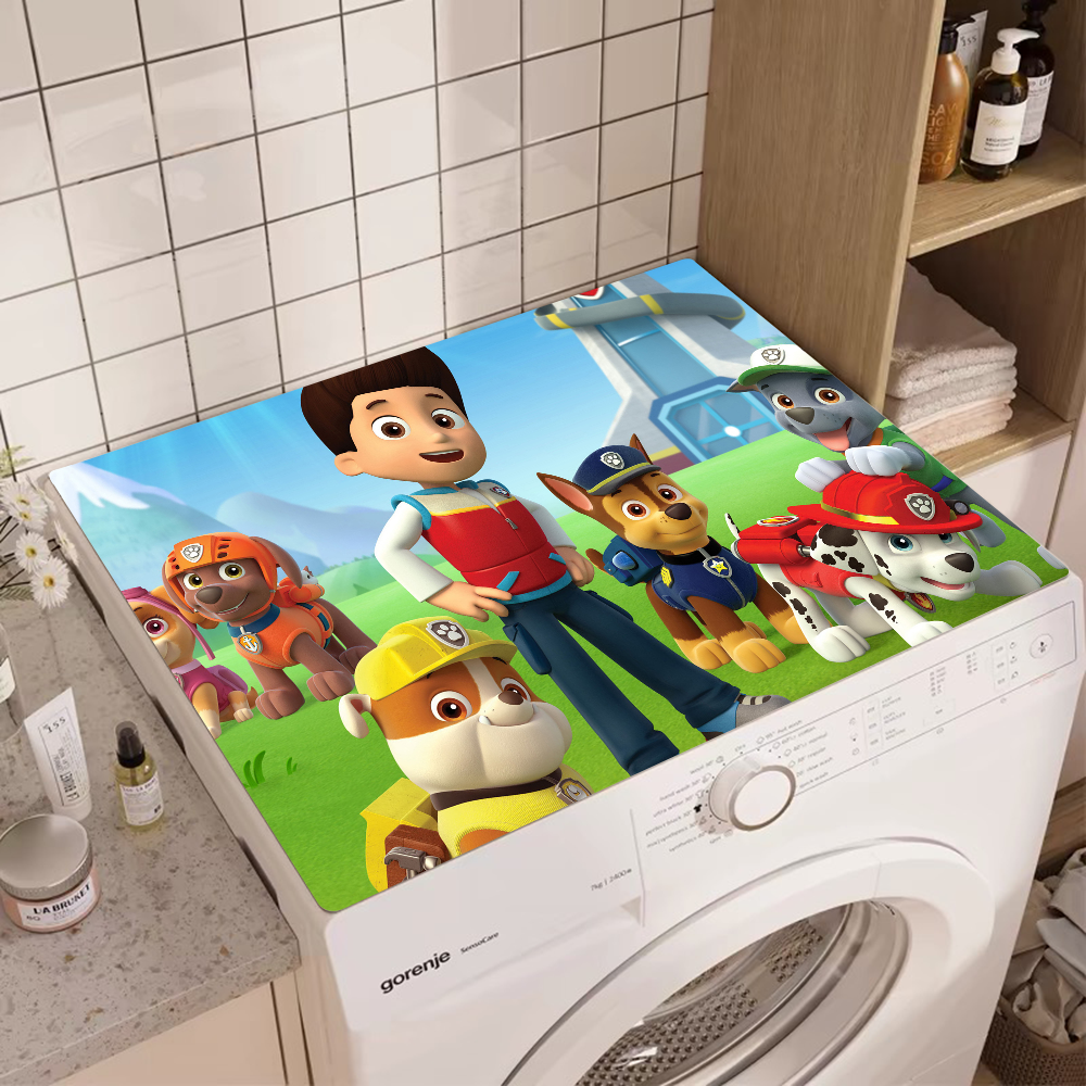 Leuke P-Poten Cartoon P-Patrols Keuken Drainage Mat Retro Stijl Schotel Droog Pads Absorberende Placemats Afdruiprek Servies matten: 40x120 cm / Rood