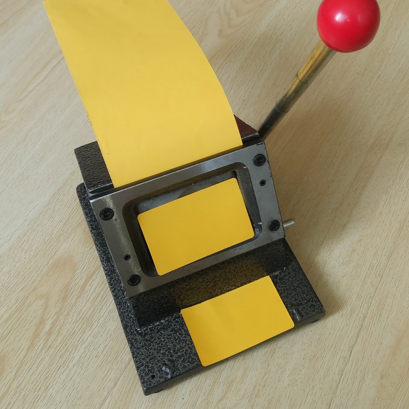 86*54mm Round Corner All Metal PVC Card Die Cutter,Manual PVC Business Card Cutter
