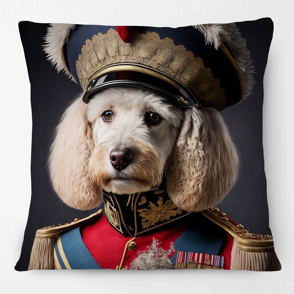 European Royal Dogs Portraits Cushion Cover Dalmat... – Grandado