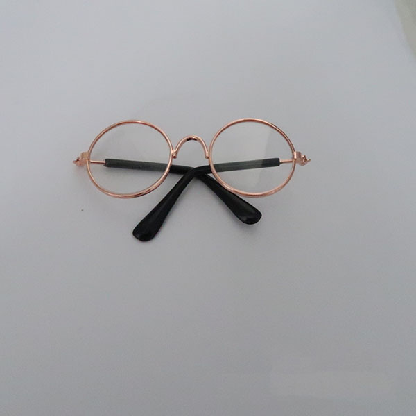 Luxe Bril Hond Parel Zonnebril Hoofdtooi Parel Zonnebril Eye Wear Bril Voor Kleine Hond Kat Foto's Rekwisieten Accessoires: YELLOW