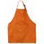 Barn förkläde barn målning matlagning baby pinafore enfärgad kök småbarn rena förkläden: Orange
