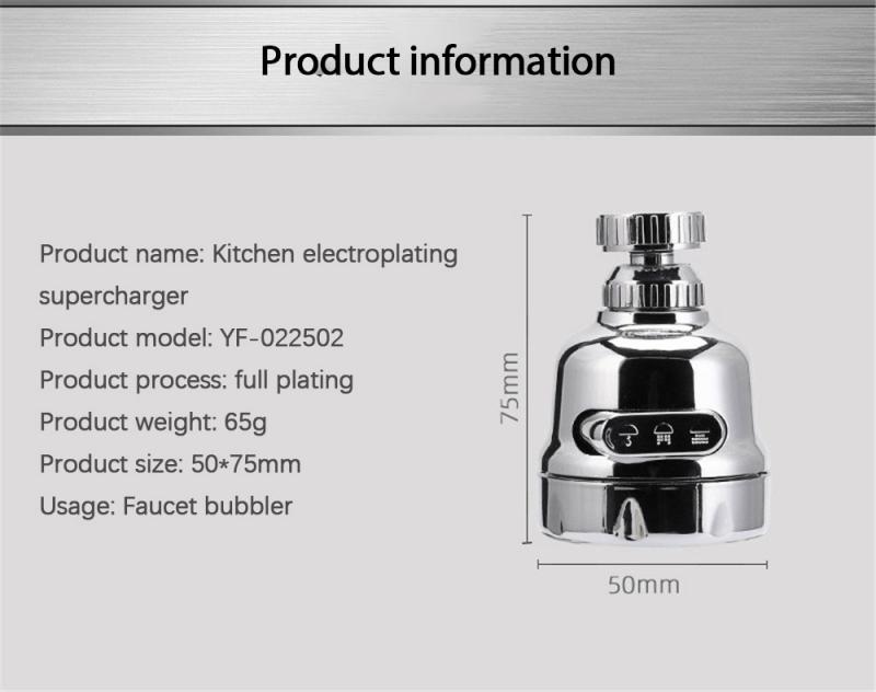 Kran dyfuzor ciśnieniowy kran regulator przepływu wody Bubbler kran aerator energooszczędny kran kran wymiana głowy