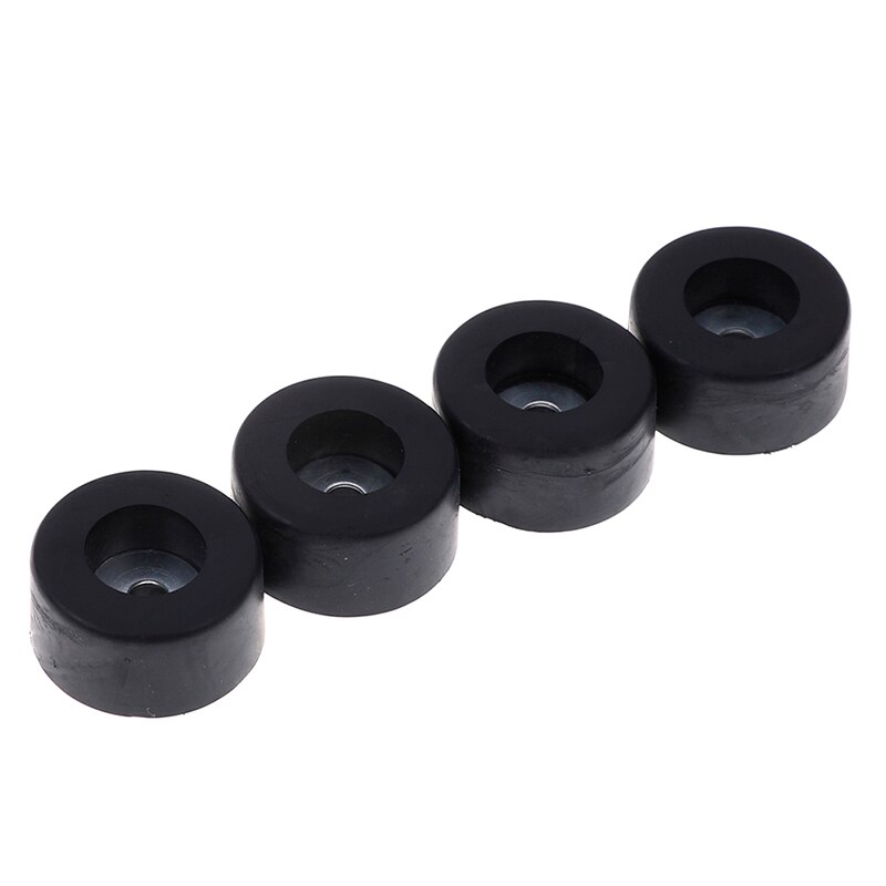 Kabinetter gummifødder dæmper pad base 4 stk slidstærk sort 38mm x 19mm stor case højttaler