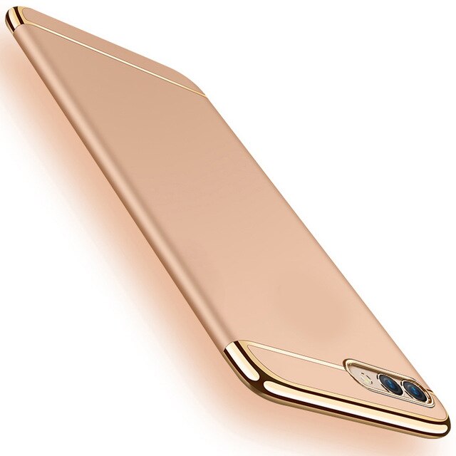 3in1 Voor Huawei Honor 10 Case Volledige Cover Hard Matte Shell Coque op Honor 10 Lite Honor 10 Hard Plating bumper Protector Behuizing: For honor 10 / Gold