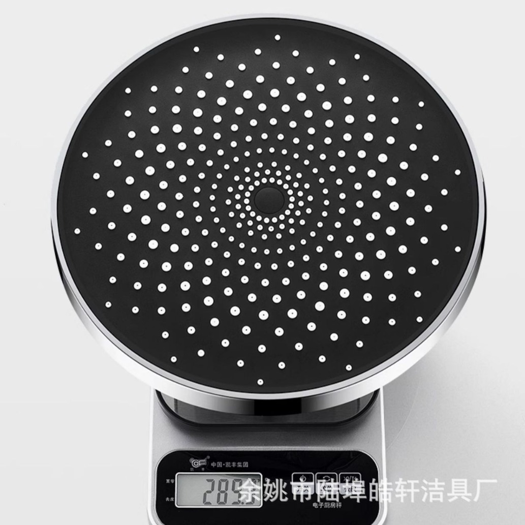 Bruserhoved til hovedbruser stort brusehoved kraftfuldt trykvand badeværelsesregn trykbruser med enkelt hoved badekar