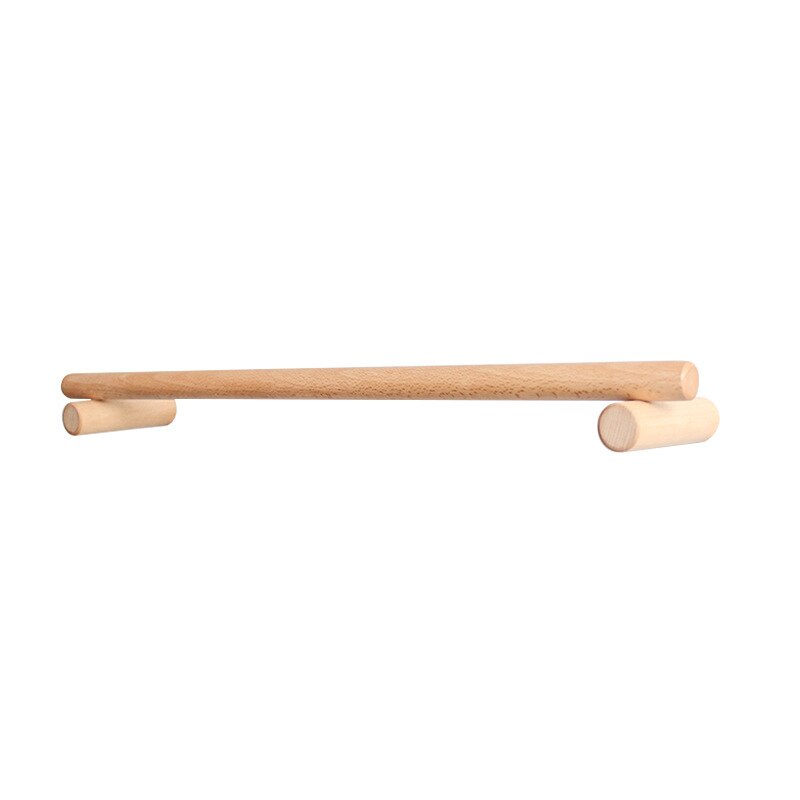 Toallero de madera para el hogar, barra colgante de tela de baño y cocina, estilo nórdico Simple y sólido, montado en la pared, 1 unidad: 30cm