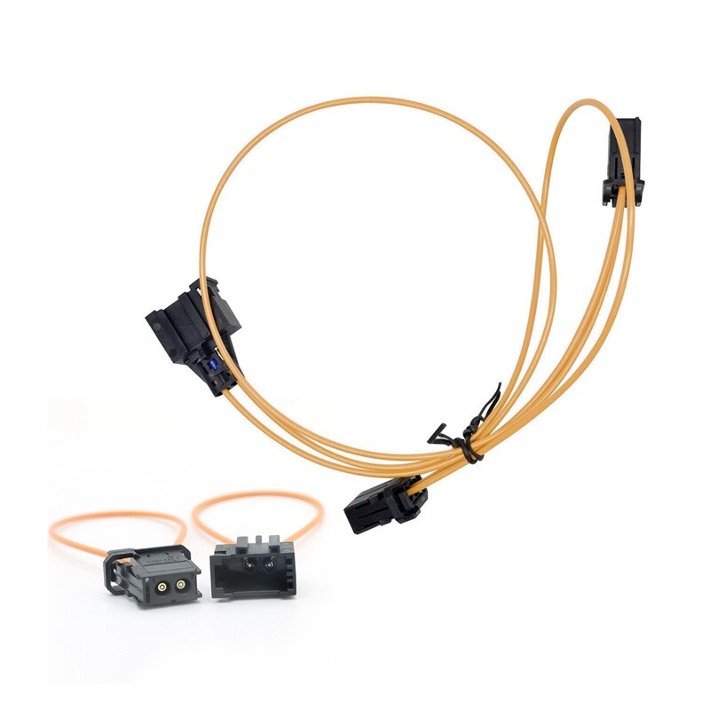 1 Set FEMALE Kit Adapter For BMW Mercedes-Benz &amp; 1 Pcs MOST Fibre Optic Loop Cable Bypass Connector